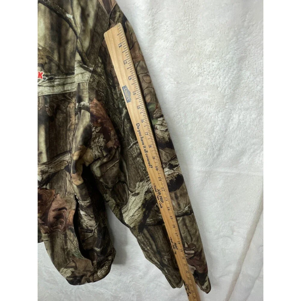 Mossy Oak Break-Up Infinity Camo Jacket Mens XL W/Hood Full Zip Hunting - Picture 10 of 15